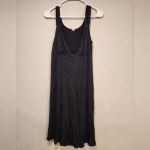 Merona Black Sleeveless Sundress Scoop Neck Casual